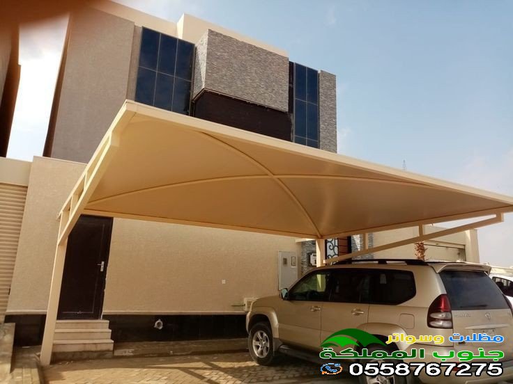 مظلات سيارات قماش كوري