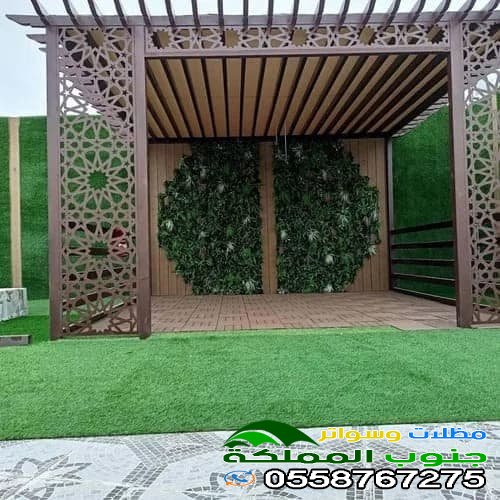 مظلات حديد مجلفن في أبها