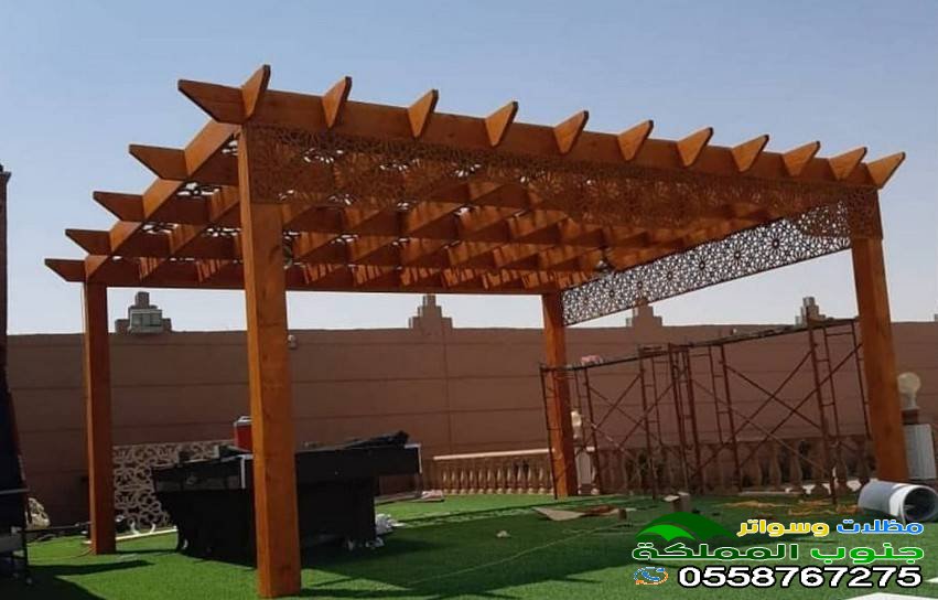 برجولات بديل الخشب في جيزان