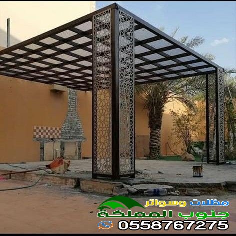 تصميم برجولات حديد في ابها