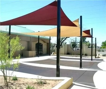 مظلات الشد الانشائي مزاياها وتطبيقاتها