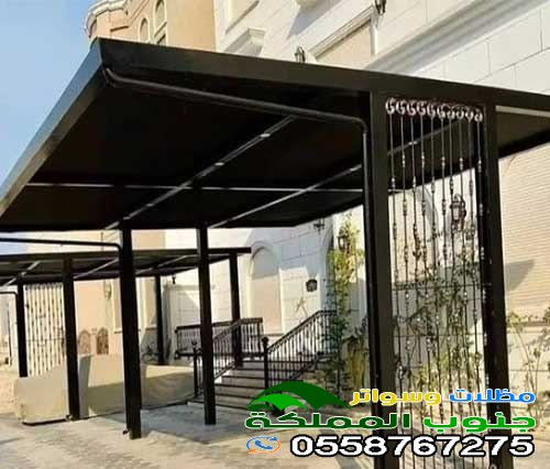 مظلات حديد للسيارات