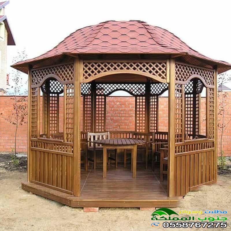 برجولات مغلقة في خميس مشيط/تنفيذ مؤسسة جنوب المملكة